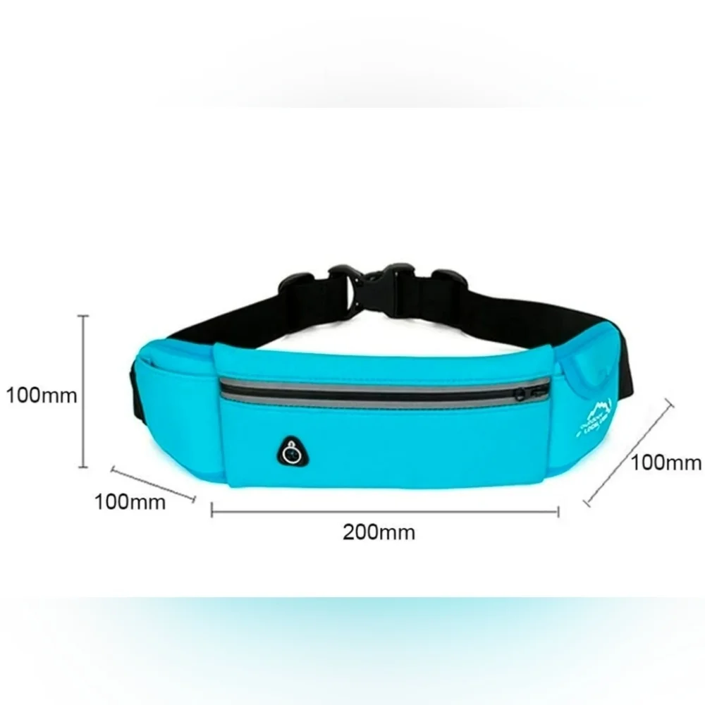Stylish Teal Phone Case with Black Strap